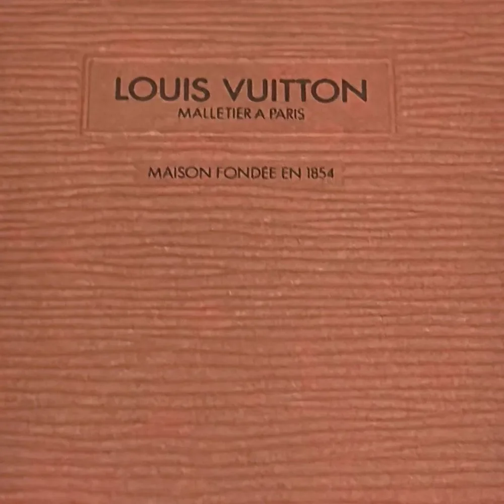 Louis Vuitton LV Square Gift Box Brown Textured Lift Lid Luxury Storage Display